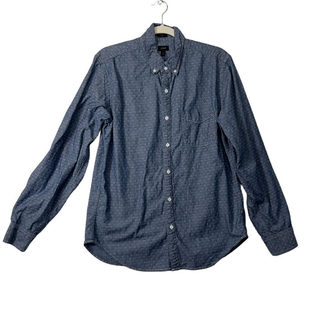 JCrew Button Down floral slim fit medium 100% cotton